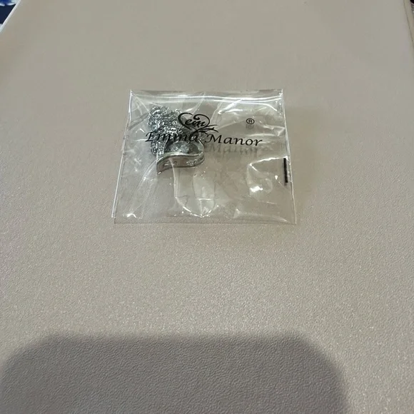 Elegant Silver Heart Necklace - Picture 4 of 4